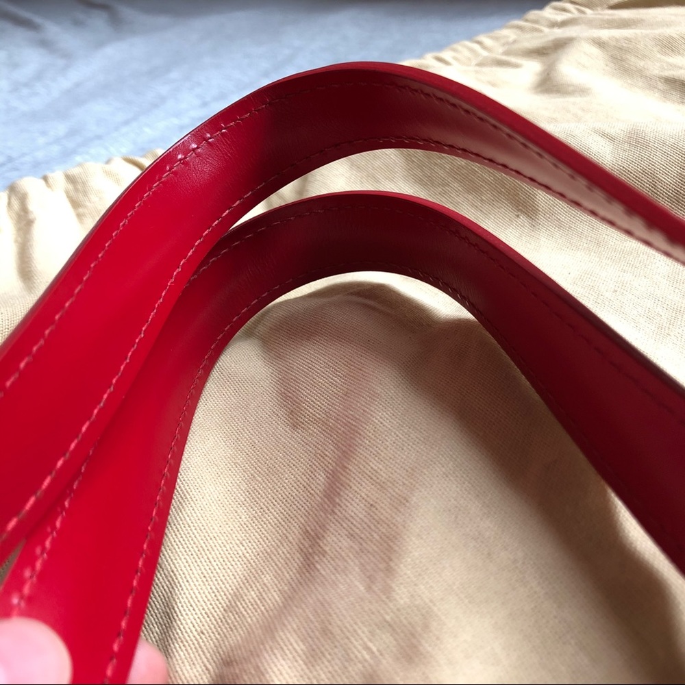 Louis Vuitton Saint Jacques Red Epi Shoulder Bag - Picture 8 of 8